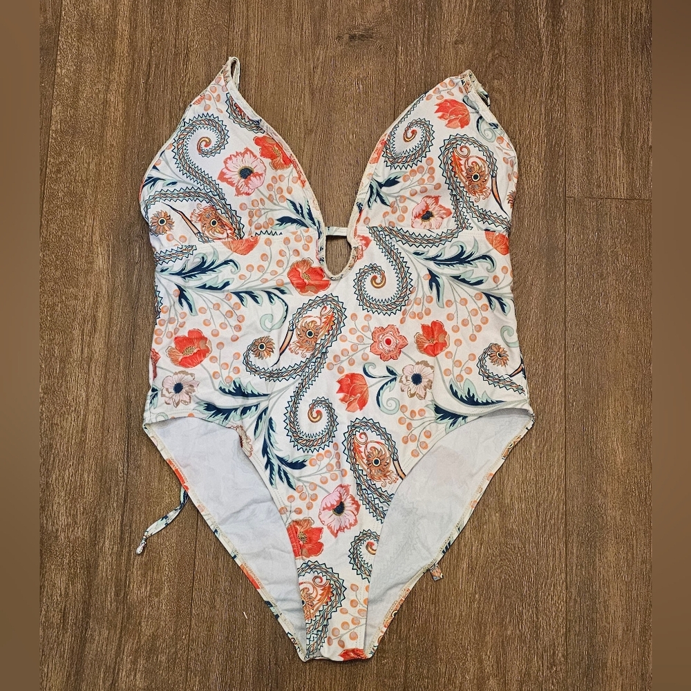 Floral Paisley One Piece Swimsuit
